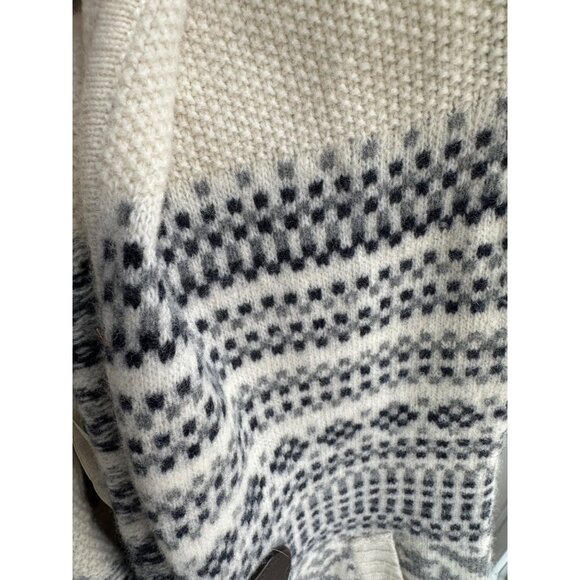 Telluride Clothing Womens Med Lambswool Blend Nordic Cardigan Sweater W/ Buckle - Picture 6 of 14